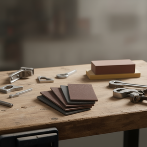 Tampon abrasif Ttake 120x280 mm pour le ponçage et le polissage des surfaces - Product Image 3