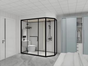 Fournisseur de portes de douche coulissantes sur mesure en verre pour cabines de douche et salles de bain, avec accessoires en ardoise - Product Image 4