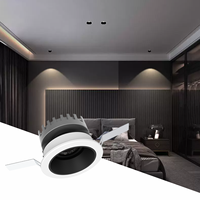 Downlight LED multicolore encastré anti-éblouissement pour intérieur, projecteur encastré profond, IRC 90, tricolore, pour l'Australie