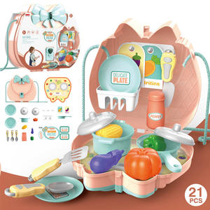 Simulation de cuisine <span class=keywords><strong>vaisselle</strong></span> maquillage bijoux dessert équipement médical jouer maison sac à bandoulière diagonale jouets - Product Image 5