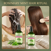 Shampoo lissant SUMAX 150 ml à la menthe et au romarin avec prévention de la chute des cheveux et nettoyage en profondeur pour adultes