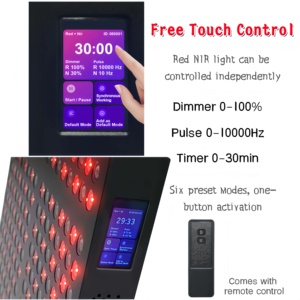 AZURE OEM ODM 터치 스크린 뷰티 스킨 케어 7 파장 얼굴 바디 램프 PDT 기계 적외선 장치 Led 레드 라이트 치료 패널 - Product Image 5