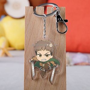 Porte-clés en acrylique transparent double face, dessin animé, anime, <span class=keywords><strong>Eren</strong></span>, <span class=keywords><strong>Mikasa</strong></span>, <span class=keywords><strong>Armin</strong></span> - Product Image 6