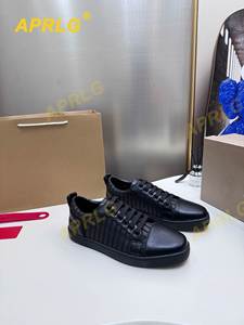 Chaussures de sport plates décontractées pour hommes en cuir véritable de qualité avec semelle intérieure en PVC – Prix bas, vente en gros, fabricant Louboutins - Product Image 2