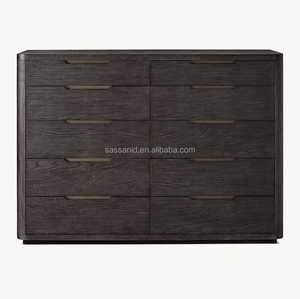 Sassanid OEM Contemporáneo Francés Streamline Moderne Breton Tocador de 10 cajones - Product Image 4