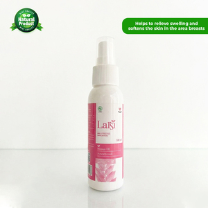 Huile de massage pour allaitement Larsi 100 ml, soigne la peau douce grâce à des ingrédients naturels apaisants, augmentant le confort - Product Image 2