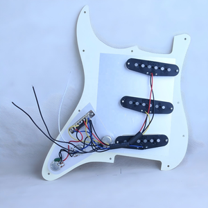 <span class=keywords><strong>Guitarra</strong></span> eléctrica de alta gama al por mayor, ST, con pickguard precableado de 3 capas, SSS, pastillas AlnicoV para <span class=keywords><strong>guitarra</strong></span> <span class=keywords><strong>Fender</strong></span> Strat - Product Image 4