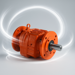 ตัวลดความเร็วแบบเกลียวโคแอกเซียล20:1ชุด R กล่องเกียร์เหล็กหล่อ - Product Image 5