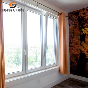 Fenêtre d'inclinaison et de rotation en aluminium à double vitrage avec isolation thermique - Product Image 1