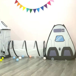 Tente extérieure haute sécurité <span class=keywords><strong>Tunnel</strong></span> enfants jouer espace astronaute Camping tente pop-up avec <span class=keywords><strong>piscine</strong></span> à balles - Product Image 4