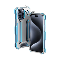 Casing HP Anti-Shock dengan Ring Holder Magnetik dari Aluminium Alloy, Desain Unik, Disipasi Panas Kuat, untuk 16 Pro