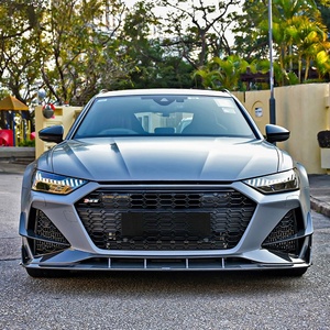 Divisor de Parachoques Delantero de Fibra de Carbono Seca de Alta Calidad con Acabado Brillante para Audi RS6 RS7 C8 <span class=keywords><strong>2019</strong></span>-2025 - Product Image 5