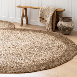 Tapis en jute écologique pour salon, chambre et salle à manger, avec texture naturelle, tissage durable et décoration élégante pour la maison - Product Image 2