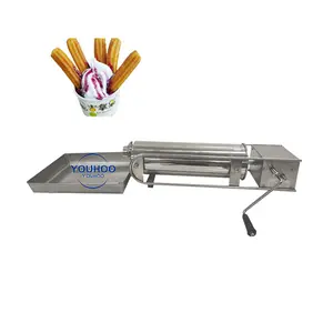 China horizontal dough stick machine crispy baked bread stick machine youtiao making machine