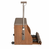 Chaise de Pilates Wunda avec cadre en bois de noyer et ressorts en fil de piano importés d'Allemagne, équipement commercial pour Pilates