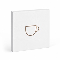 Bloc de Notas Adhesivas Blancas STASUN de 75x75 mm, 50 Hojas, Impresión de Logotipo Personalizado, Blocs de Notas de Papel para Oficina, Escuela, Hogar, Regalos Promocionales