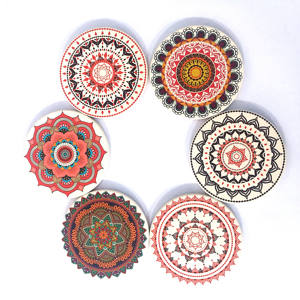 Sous-verre en céramique absorbant l'eau avec impression de logo personnalisé pour la décoration de tasses à café - Product Image 5