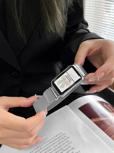 Correa de malla milanesa personalizada de lujo para <span class=keywords><strong>Xiaomi</strong></span> Mi Band 7 Pro, pulsera de repuesto de diseño creativo para hombres - Product Image 2