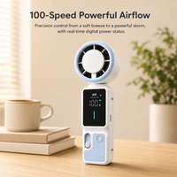 Nouveau ventilateur portable transfrontalier Guangdong S039 à compresseur de glace, 200 vitesses, haute vitesse, turbine, pour extérieur