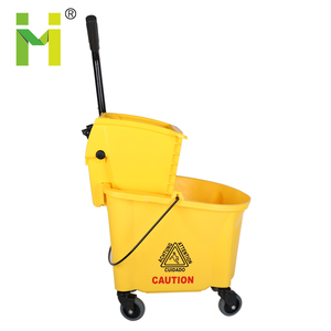 Serpillière à spray avec onduleurs et roues, grand seau, résistant, de qualité industrielle, en PP, 36L, 9.5 gallons, nouveau - Product Image 2
