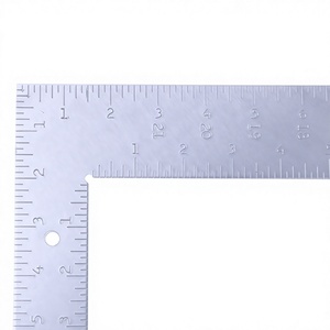 Règle triangulaire en aluminium de 5 pouces, outil de dessin industriel robuste, instrument de mesure d'angle droit en métal - Product Image 4