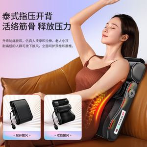 Neck Massage Pillow Electric Rechargeable With Heating And Timing Function For Neck Shoulder Waist Home Use - Product Image 1