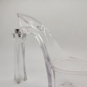 Tùy chỉnh thiết kế PC Giày phụ kiện minh bạch hộp đêm cao gót giày đế ngoài Thời Trang Phụ nữ dép duy nhất - Product Image 5