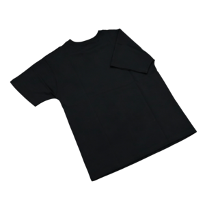 Men's Oversized O-Neck Short Sleeve T-Shirt Solid Color Cotton Casual Jersey Fit Regular Length Black <b>White</b> - Product Image 4