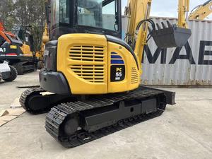 Miniexcavadora de cadenas Komatsu PC55MR con cazo de excavación de 0.12m de capacidad, 5 toneladas de peso operativo y bomba hidráulica - Product Image 4