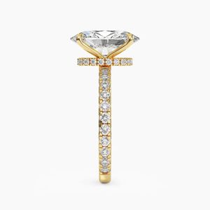 カスタム14k 18kホワイトゴールドリング婚約指輪IGI認定HPHT DEFラボ栽培ダイヤモンドジュエリー - Product Image 4