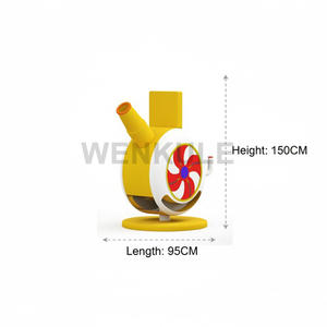 Lanzador <span class=keywords><strong>de</strong></span> bolas amarillo interactivo profesional con pantalla <span class=keywords><strong>de</strong></span> video Paseo <span class=keywords><strong>de</strong></span> diversión para niños, una atracción popular para centros familiares - Product Image 3