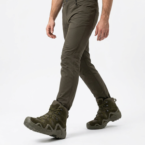TSB07 Waterproof <b>Hiking</b> <b>Boots</b> Suede High Top Outdoor All Seasons Lace-Up Men Shoes - Product Image 2