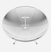 Cuisinière solaire de camping extérieure de 1800W et 1,5m de diamètre pour chauffage solaire, éducation visuelle ou concentrateur solaire DIY