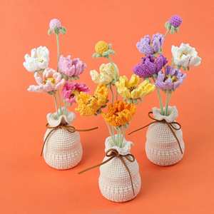 Planta de Gésang Tejida a Crochet, Hecha a Mano, para Decoración del Hogar y Escritorio, para Navidad y Halloween, Venta al Por Mayor - Product Image 1