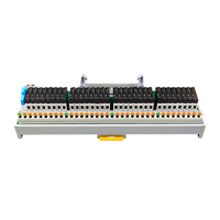Módulo de Relé Enchufable Shimaide SMD-32DO-1NO-DRY-FT de 32 Canales 1NO, Montaje en Riel DIN, Conector IDC, Bloque de Terminales de Salida PLC