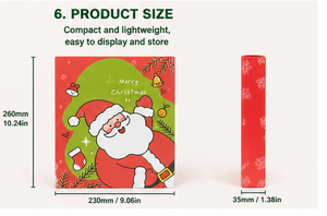 Ready to Ship Custom Christmas Advent <b>Calendar</b> Box Rigid Cardboard Empty Mystery Blind Box for Small Surprise Gift - Product Image 2