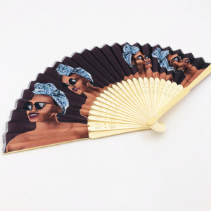 Elegante Abanico de Encaje con Mango de Madera, Estilo Bohemio, Accesorio de Boda, Esencial para Ceremonias al Aire Libre, Accesorio para Fotos - Product Image 5