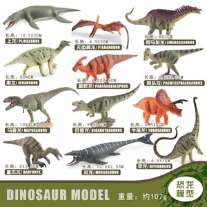 12pcs un ensemble de jouets de dinosaure, ensemble de figurines du monde jurassique de dinosaure en plastique, jouets éducatifs idéaux pour les enfants et les tout-petits - Product Image 4