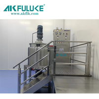 Homogeneizador Multifuncional de Alto Cizallamiento, Mezclador Aséptico con Tanque de Acero Inoxidable para la Elaboración de Lociones, Cremas y Jabones Líquidos