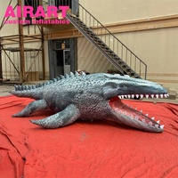 Crocodile gonflable sur le thème des animaux, crocodile gonflable dragon pour les activités de fête