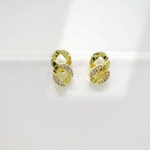 ต่างหูเงินแท้ 925 ดีไซน์เก๋ ทันสมัย สไตล์ฮิปฮอป เคลือบสี สไตล์เกาหลี รูปทรงเรขาคณิต สำหรับสาวๆ รูปดาว ราคาโรงงาน - Product Image 5