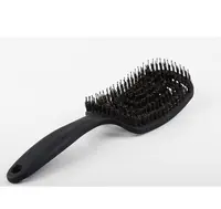 Profession elles benutzer definiertes Logo Pink 4c Curly Wet Afro Strukturiertes Kopfhaut massage gerät Shampoo Detang ling Hair Brush Comb für Curly Hair Brush