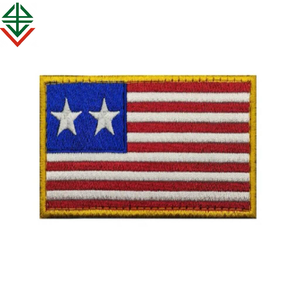 Tùy Chỉnh Tên Thương Hiệu Cờ Dệt Thêu Móc Và Vòng Lặp Vá <span class=keywords><strong>Hat</strong></span> Với Velcro Các Bản Vá Lỗi Cho T-Shirt - Product Image 5