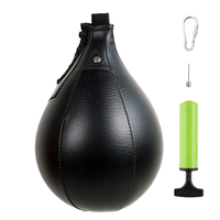 Ballon de vitesse de boxe en PU pour plafond, entraînement sportif et fitness, avec pompe