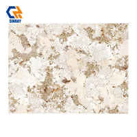 Carreaux de sol et muraux grand format en pierre frittée antibactérienne et antidérapante 900x2700mm pour intérieur, chambre, salle de bain, hôtel