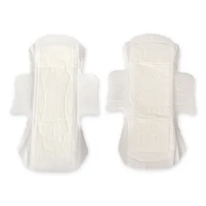 Sanitär Tag/Nacht Gebrauch OEM Marke weiche hohe Qualität anti-Seiten-Leck Baumwolle Damen-Sanitärpolster