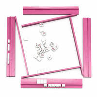 Soportes de madera para Mahjong al por mayor, juego de 4 piezas, empujadores de borde recto/curvo, color personalizado, para juegos en casa y clubes de Mahjong
