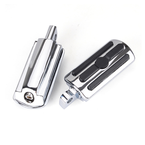 Reposapiés para Motocicleta, para Road Glide, Street Glide, Electra Glide, Road King con Protector <span class=keywords><strong>de</strong></span> Motor <span class=keywords><strong>de</strong></span> 1.25, Cromado - Product Image 4