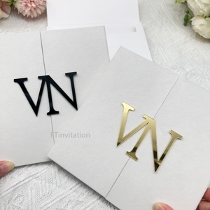 Miễn Phí Mẫu Cá Nhân Màu Kem Cổng Gấp Nhung Lời Mời Đám Cưới Với Rsvp Đặt Bìa Cứng Tình Yêu Phong Cách Làm bằng Giấy - Product Image 3