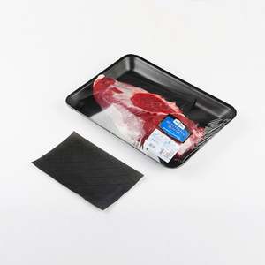 Almohadillas Absorbentes Desechables para Carne Fresca de Alta Calidad a Precio de Fábrica, 160*70mm, Almohadilla Negra para Absorber Carne de Aves - Product Image 5